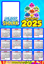 calendário 2025 baby shark1