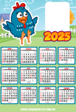 calendário 2025 galinha pintadinha2