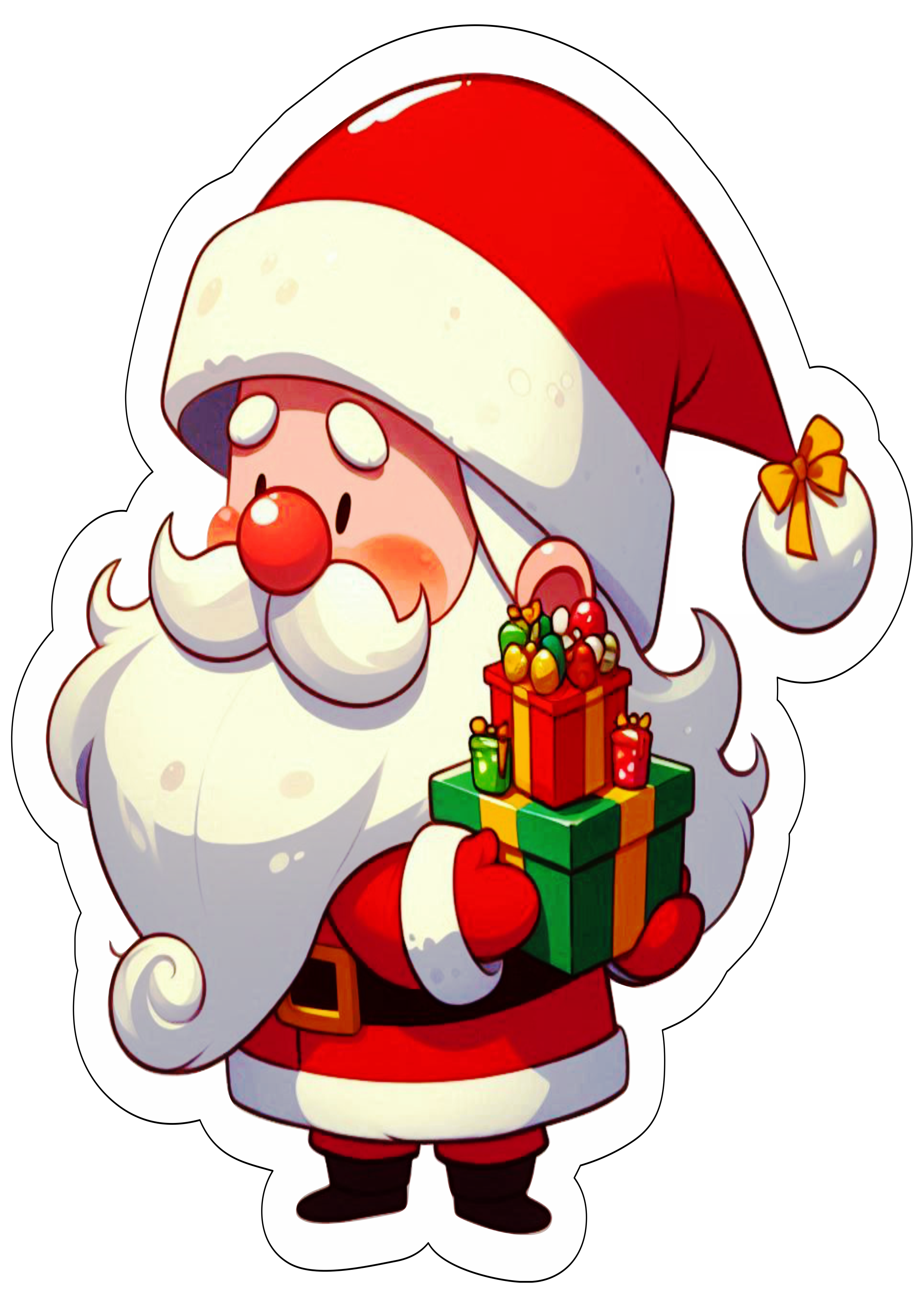 Papai Noel desenho infantil png