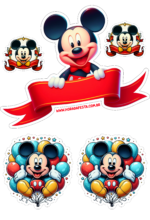topo de bolo mickey decoração de festa5