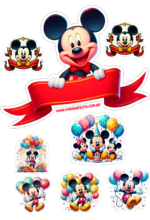 topo de bolo mickey decoração de festa6