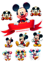 topo de bolo mickey decoração de festa7