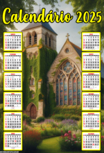 calendário 2025 igreja