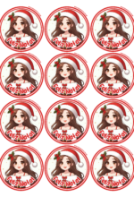 feliz natal adesivo redondo para imprimir3