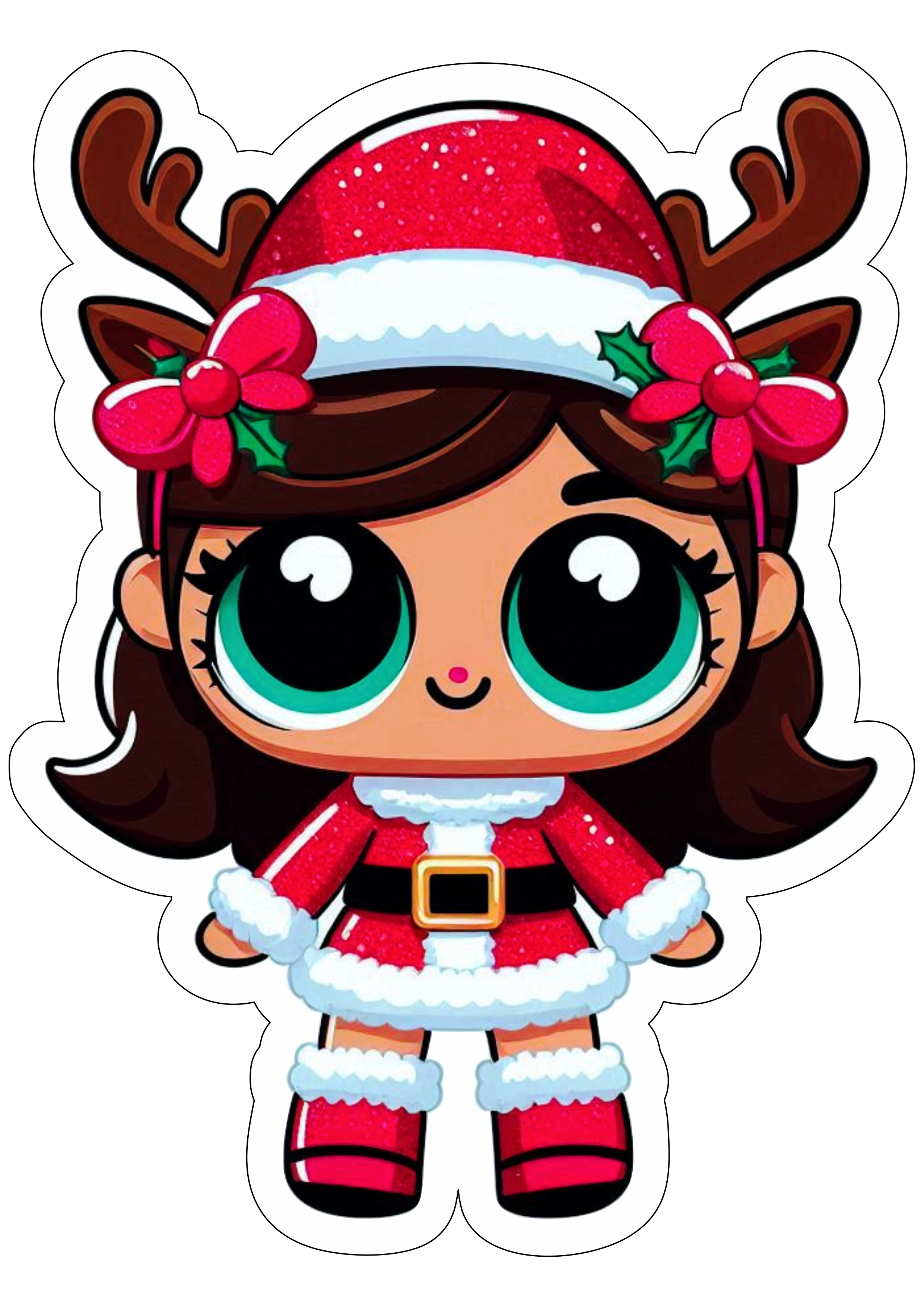 Imagens de natal LOL Surprise desenho simples png