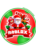 adesivo redondo roblox