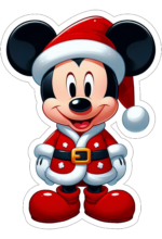 mickey mouse decoração de natal ilustração