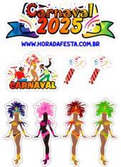 carnaval 2025 topo de bolo1