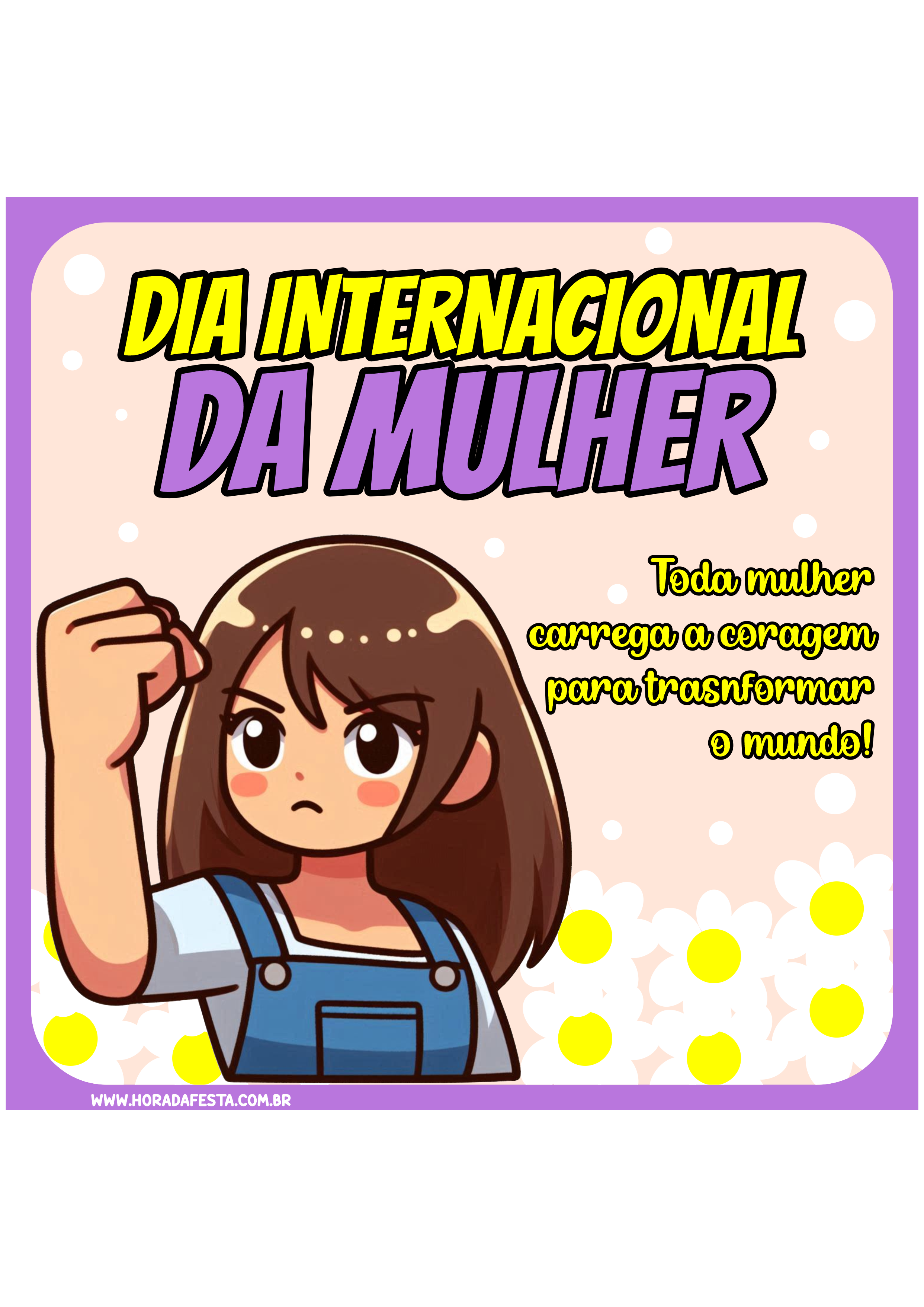 Dia internacional da mulher adesivos quadrados para decoração 8 de março ideal para mimos de clientes lojinhas online png