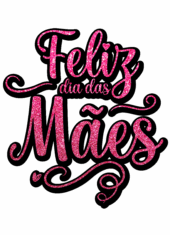 feliz dia das mães letreiro designer2