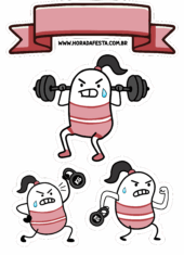 flork of cows topo de bolo academia