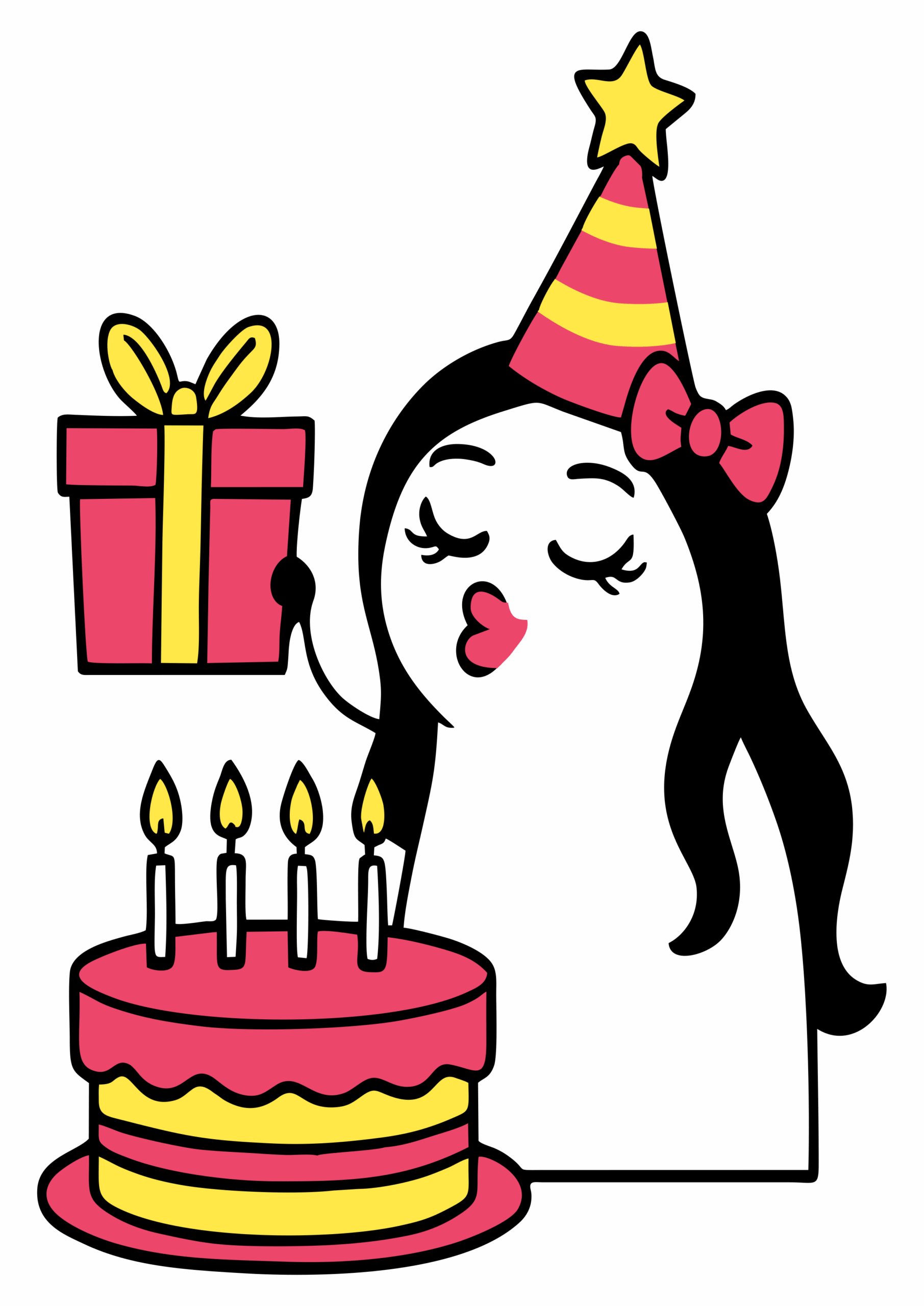 Figurinhas para whatsapp flork of cows aniversário desenho simples rabisco ilustração png