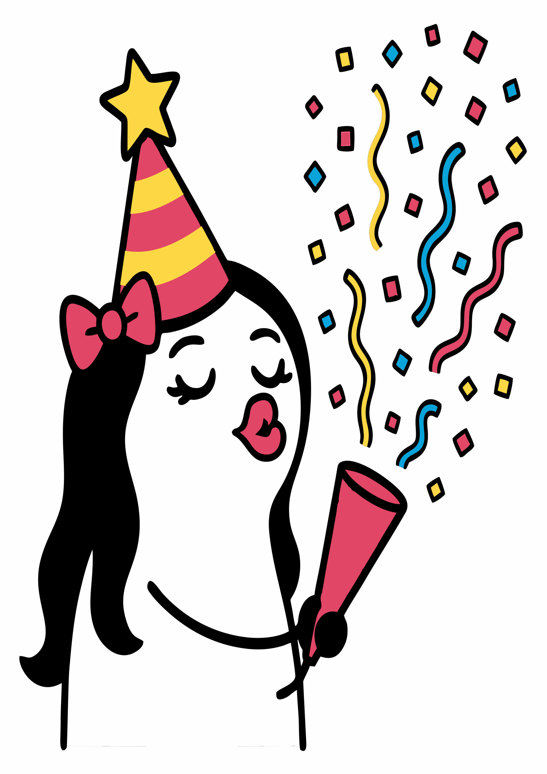 Figurinhas para whatsapp flork of cows aniversário desenho simples rabisco ilustração parabéns png