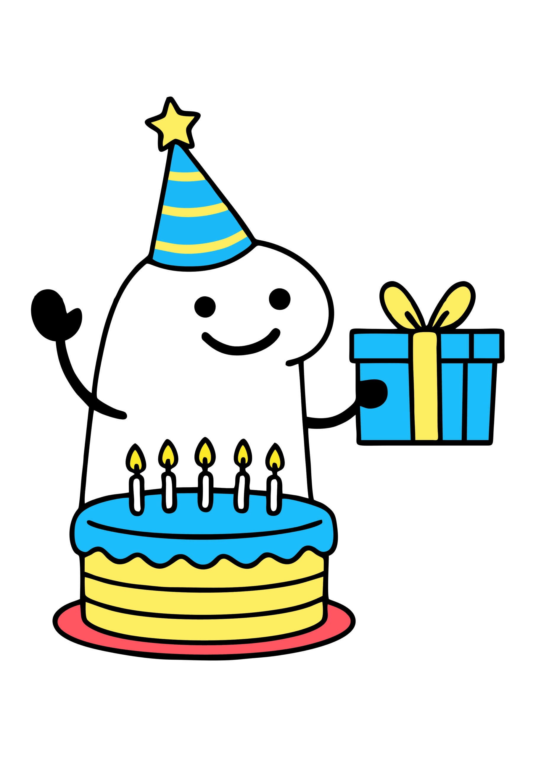 Flork of cows decoração de aniversário bonequinho de meia bolo de festa e presente figurinha para whatsapp png