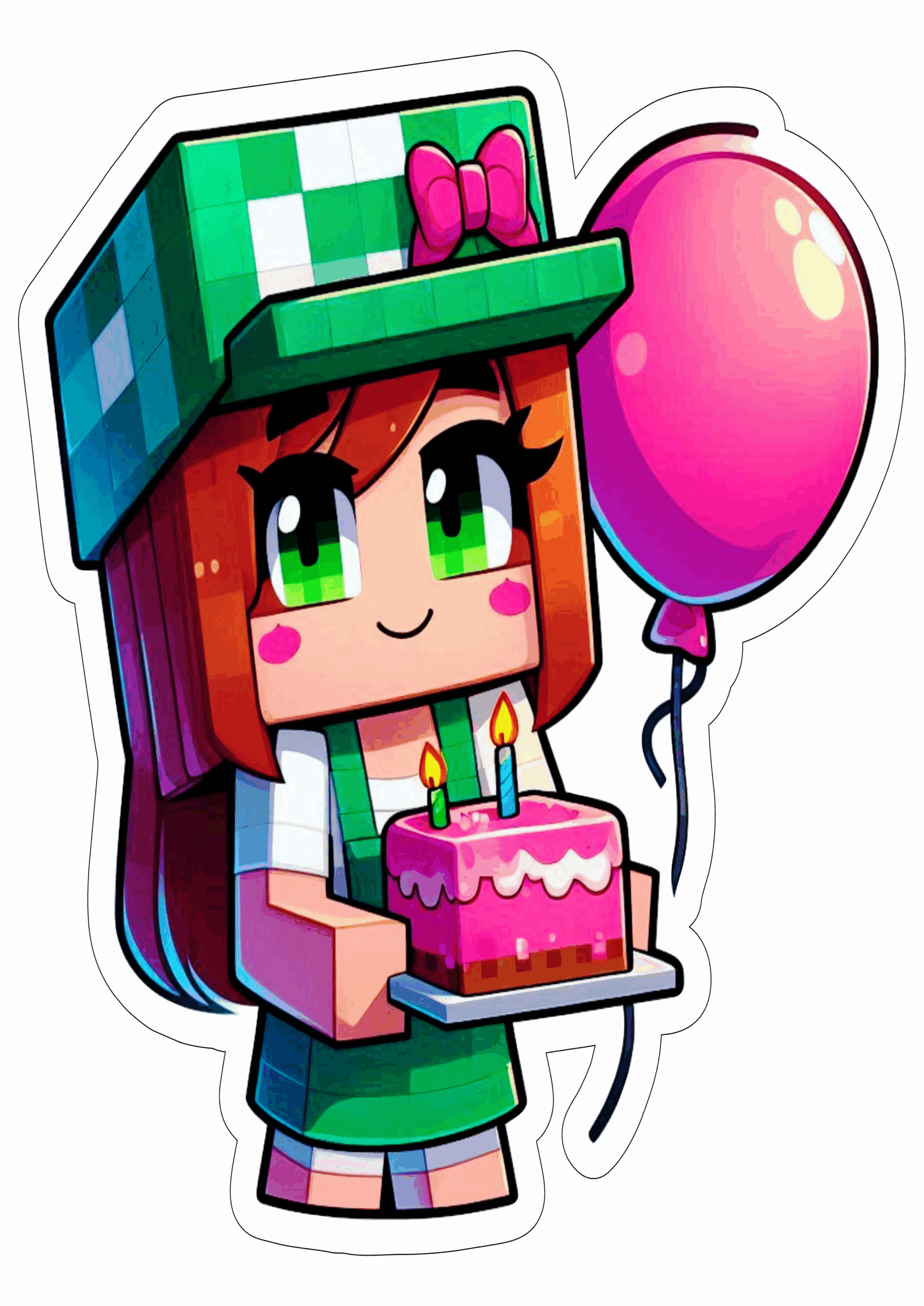 minecraft aniversário ilustração10