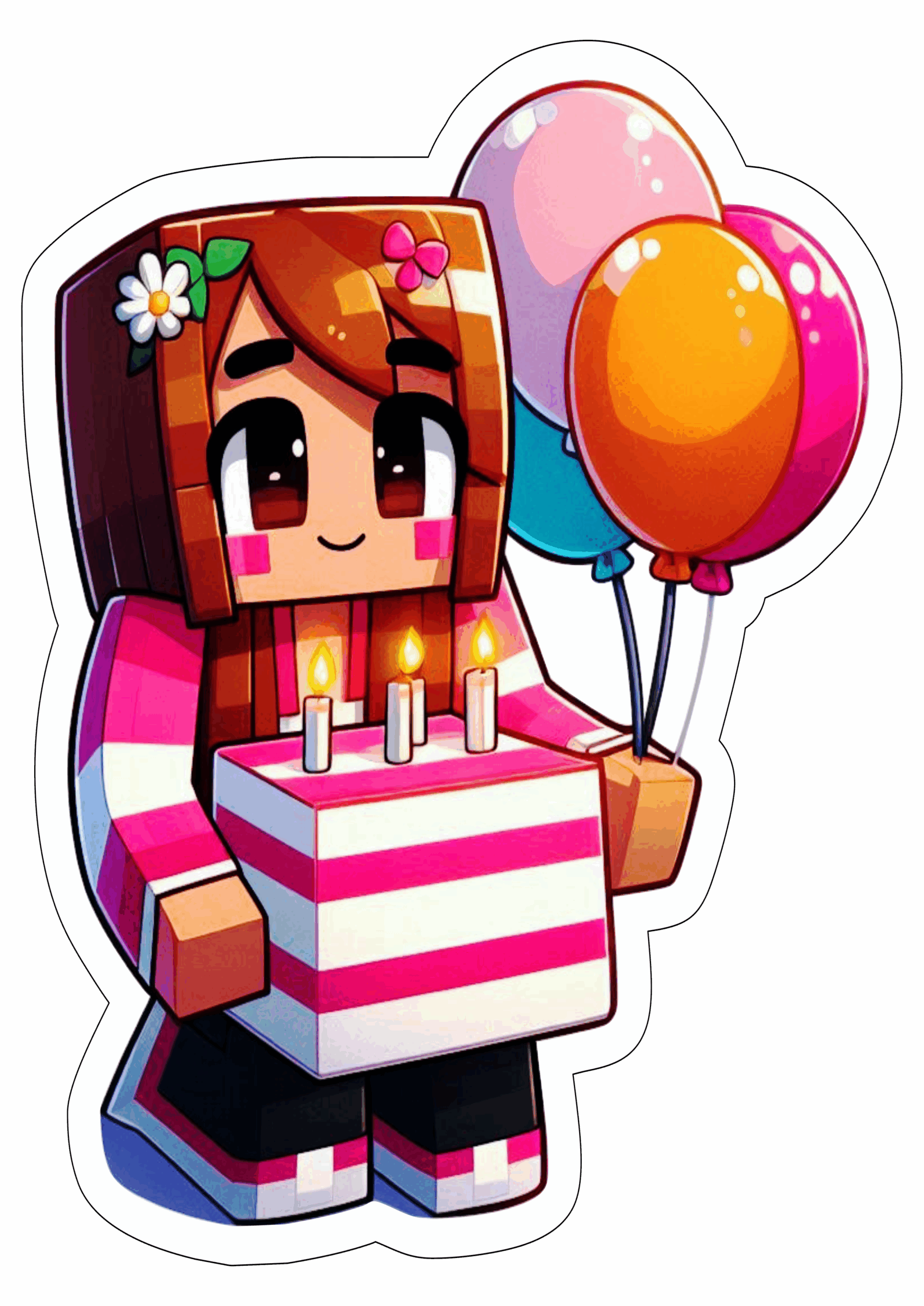 minecraft aniversário ilustração11
