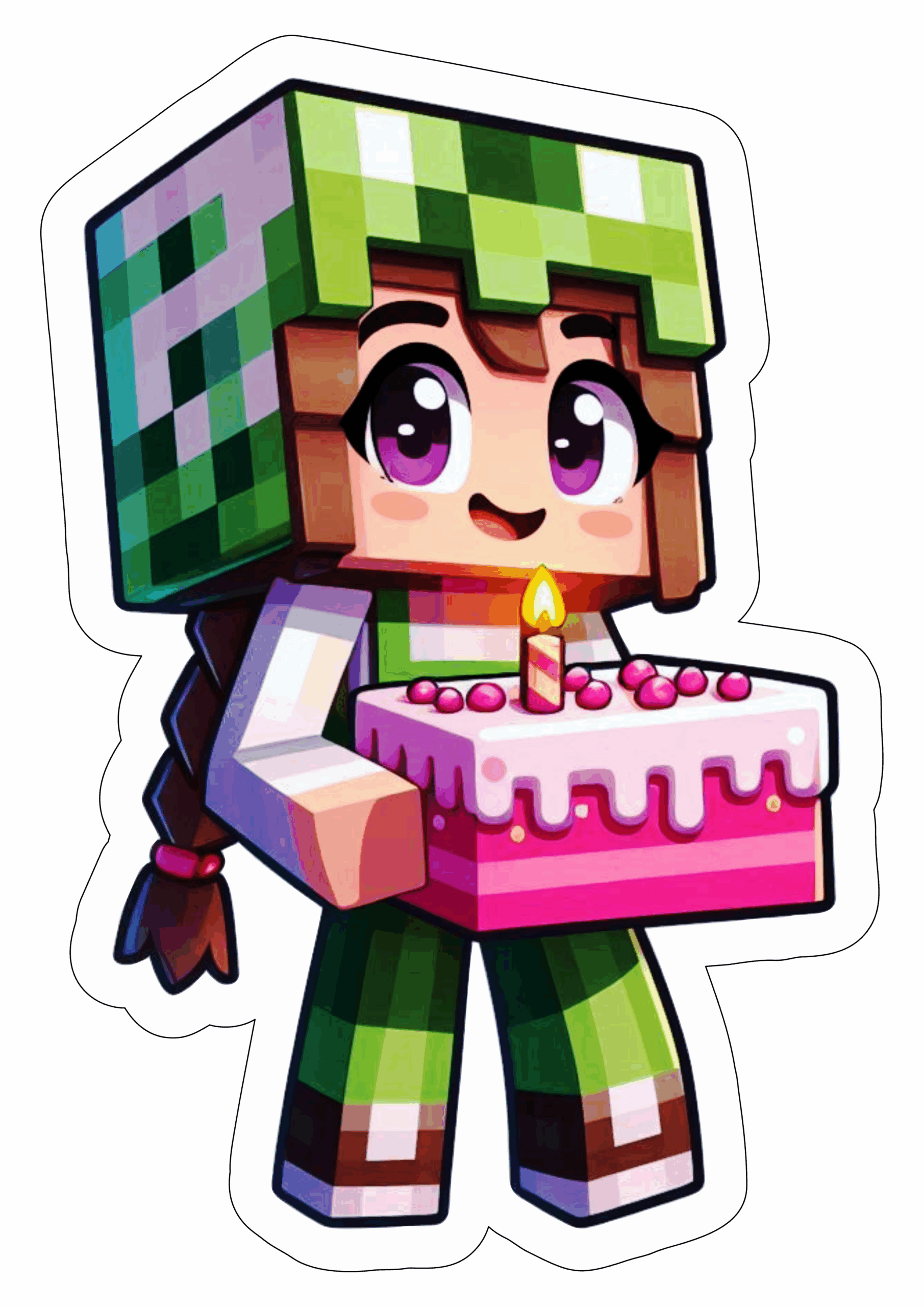 minecraft aniversário ilustração15