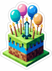 minecraft aniversário ilustração21