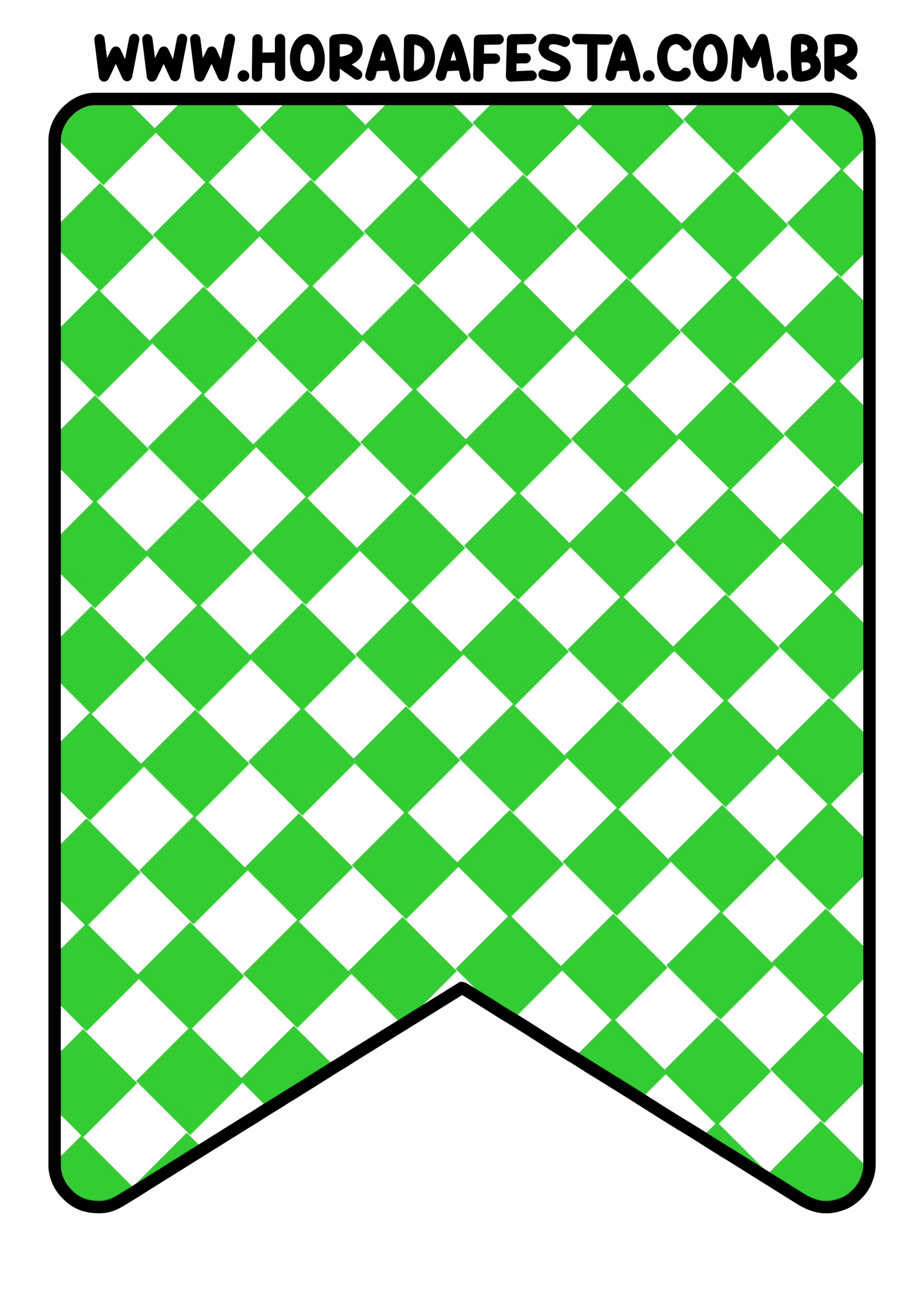 Festa junina bandeirinha verde para decoração de São João png