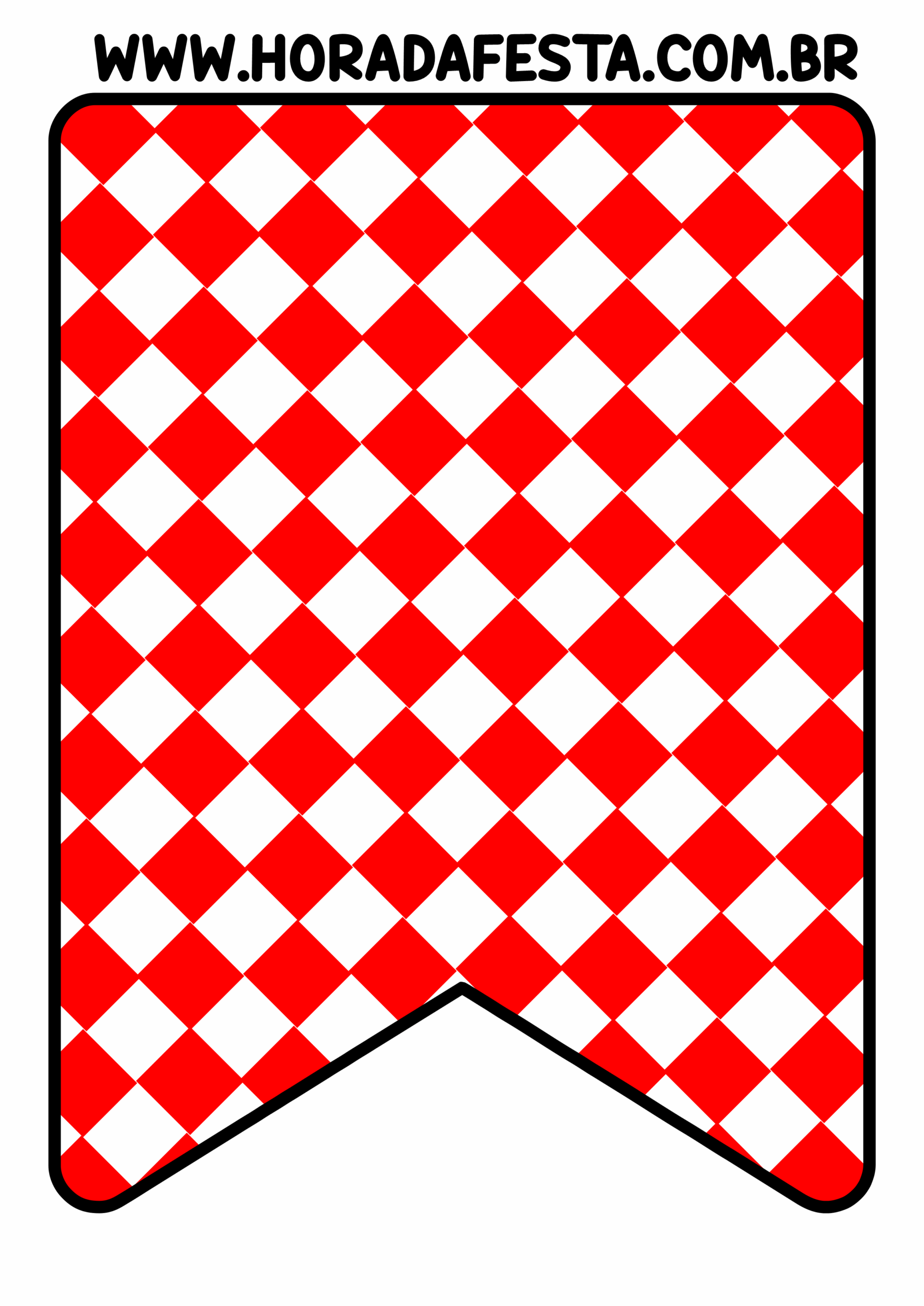 Festa junina bandeirinha vermelha para decoração de São João png