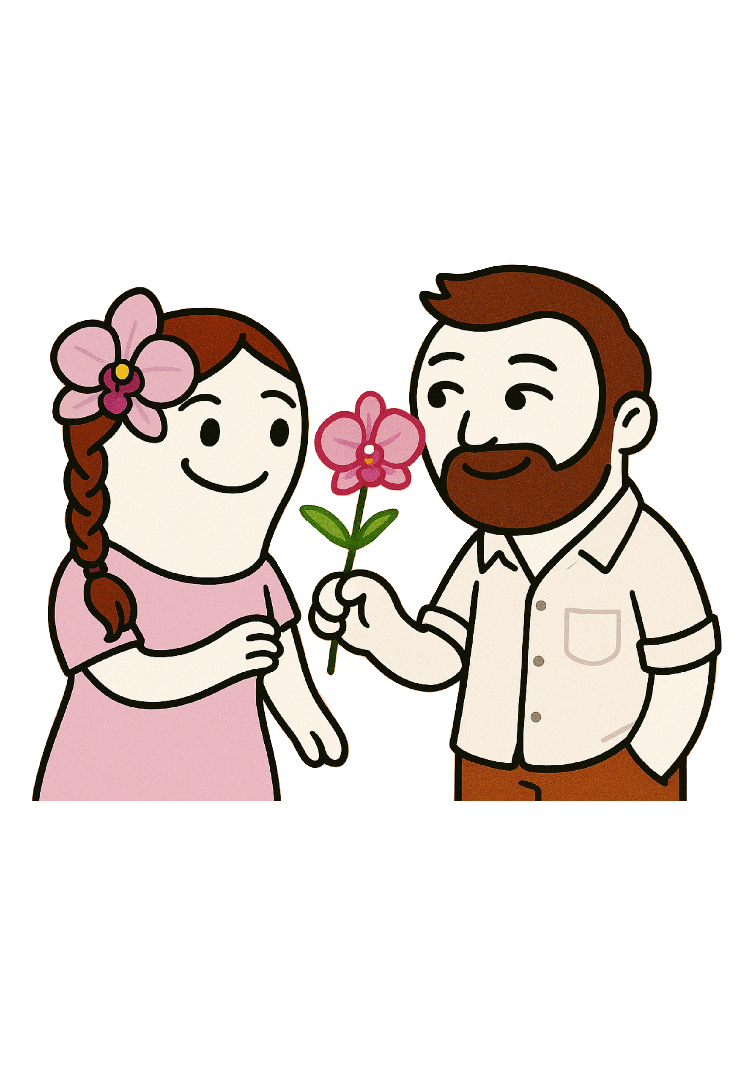 Dia dos namorados flork of cows figurinhas engraçadas para redes sociais casal apaixonado png
