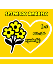 postagem setembro amarelo frase