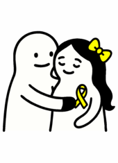 setembro amarelo flork of cows abraço