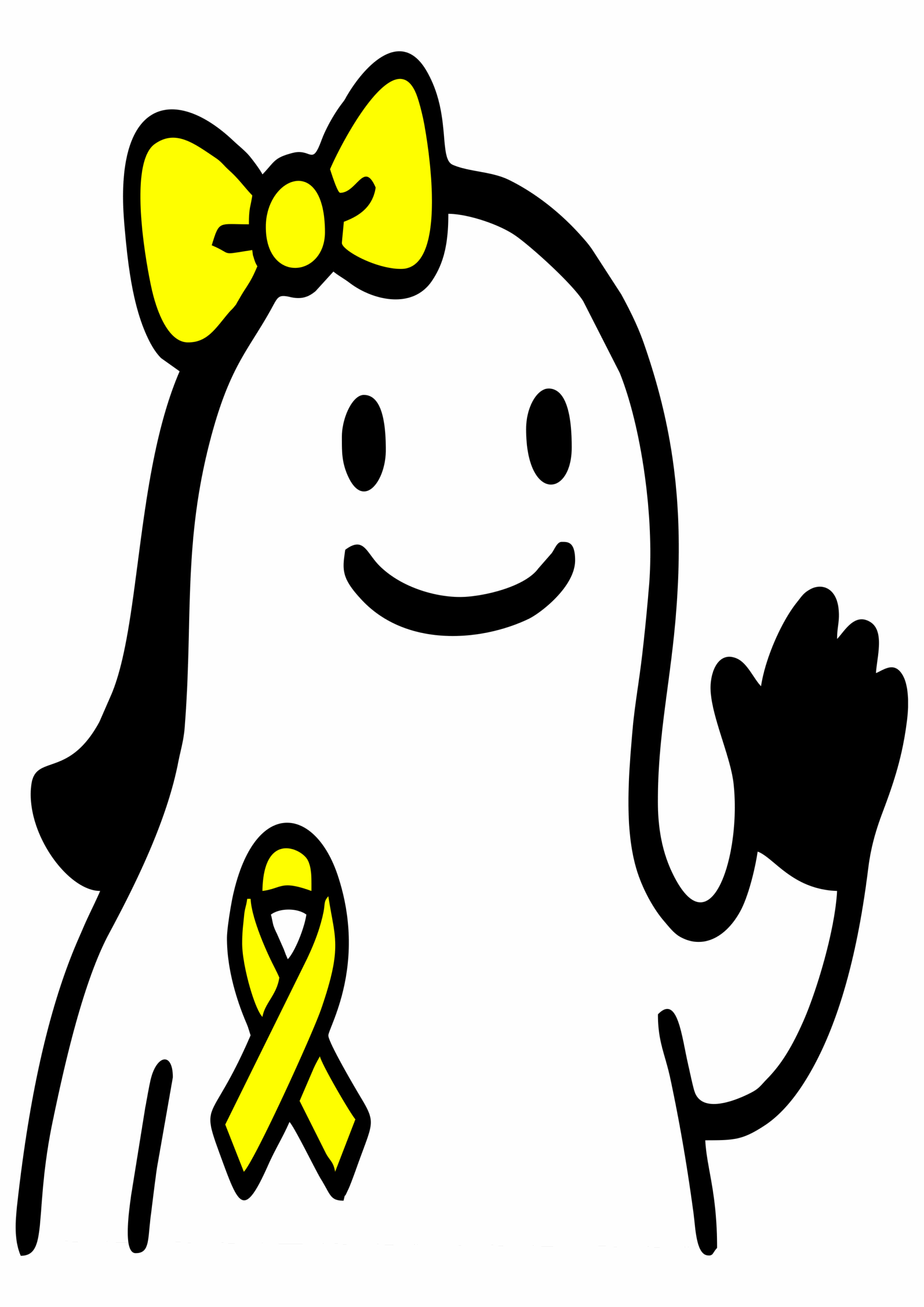 Setembro amarelo campanha de conscientização e prevenção flork of cows desenho simples e engraçado png