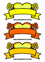 topo de bolo setembro amarelo flores