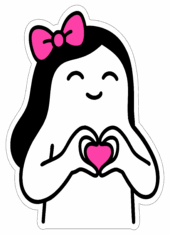 outubro rosa campanha flork of cows fundo transparente