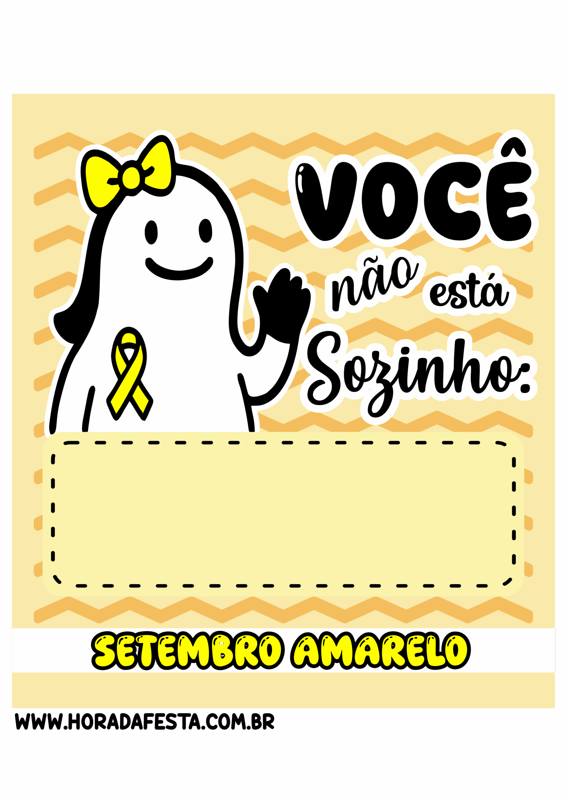 Setembro amarelo tag para balinha pronto para imprimir mimo para clientes lojinhas de instagram grátis png