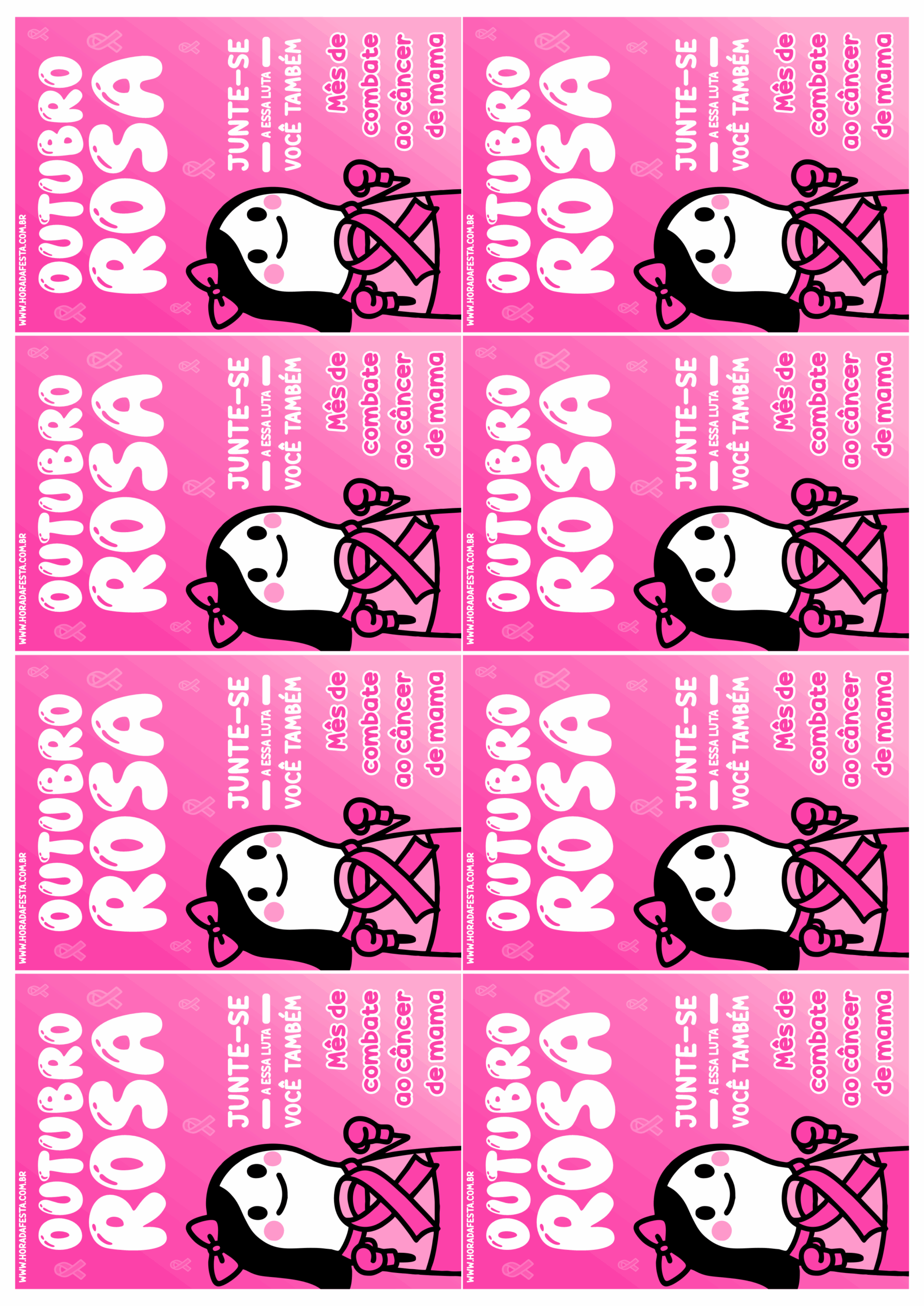 Outubro rosa junte-se a essa luta você também cartãozinho para imprimir lojinha de instagram mimo para cliente 8 imagens png