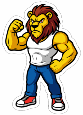 mascote do fortaleza futebol clube leão torcida