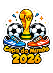 copa do mundo 2026 logomarca pra decoração