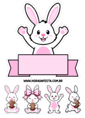 topo de bolo coelhinho da páscoa imagens fofinhas para decoração