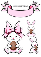 topo de bolo coelhinho da páscoa imagens fofinhas para decoração de festa