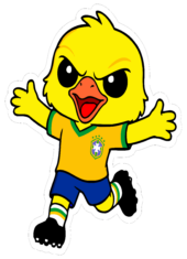 canarinho pistola comemorando o gol
