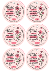 tag rosa para o dia das mães 6 imagens