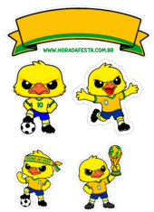 topo de bolo para imprimir copa do mundo canarinho pistola imagens legais